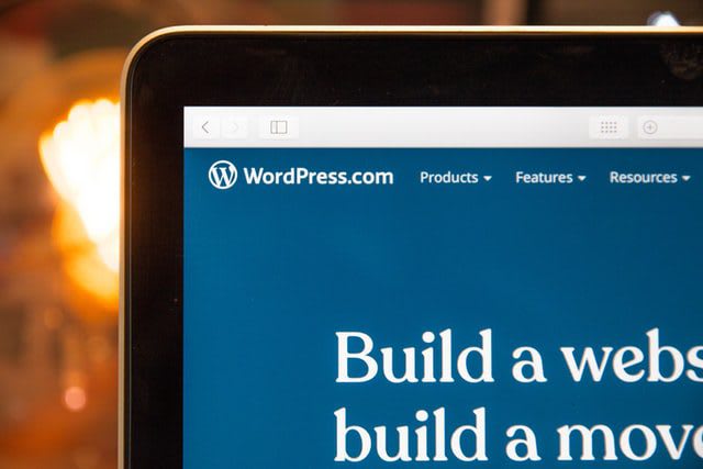 WordPress page